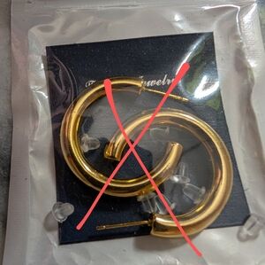 $10 Purchase Gold Hoop Earrings Freebie